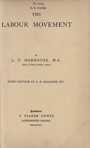 Cover of: The labour movement by L. T. Hobhouse