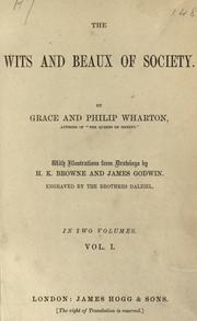 Cover of: The wits and beaux of society by Katherine Byerley Thomson