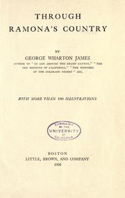 Cover of: Through Ramona's country by George Wharton James