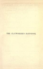 Cover of: The clayworker's hand-book by Alfred B. Searle