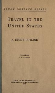 Cover of: Travel in the United States: twenty-one programs and bibliography