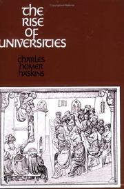 The rise of universities by Charles Homer Haskins