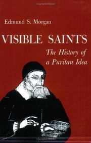 Cover of: Visible Saints by Edmund Sears Morgan
