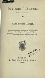 Cover of: Fireside travels. by James Russell Lowell