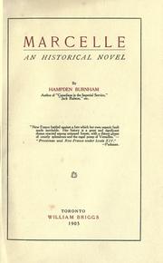 Cover of: Marcelle: an historical novel.