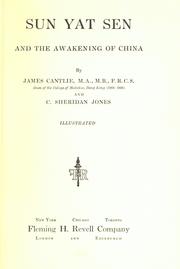Cover of: Sun Yat Sen and the awakening of China