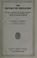 Cover of: The history of education