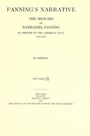 Cover of: Fanning's narrative: the memoirs of Nathaniel Fanning by Nathaniel Fanning