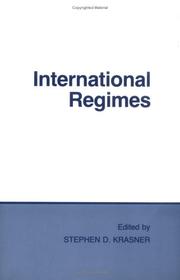 Cover of: International Regimes (Cornell Studies in Political Economy)