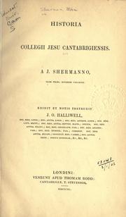 Cover of: Historia Collegii Jesu Cantabrigiensis
