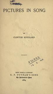 Cover of: Pictures in song. by Clinton Scollard