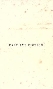 Cover of: Fact and fiction by l. maria child