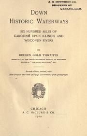 Cover of: Down historic waterways by Reuben Gold Thwaites