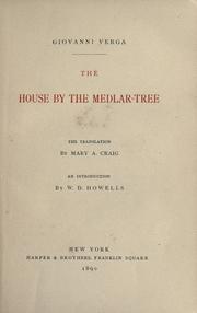 Cover of: The house by the medlar tree by Giovanni Verga