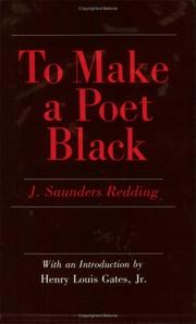 Cover of: To make a poet Black