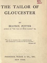 Cover of: The tailor of Gloucester