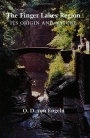 Cover of: The Finger Lakes region: its origin and nature