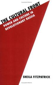 Cover of: The cultural front by Sheila Fitzpatrick