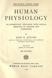 Cover of: Human physiology by John W. Ritchie, John W. Ritchie