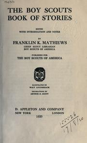 Cover of: The boy scouts book of stories by Franklin K. Mathiews