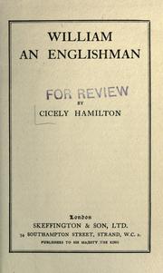 Cover of: William, an Englishman