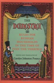 Cover of: The Domostroi | Carolyn Johnston Pouncy