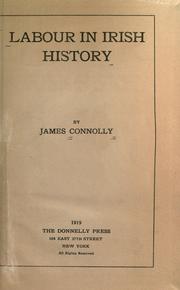 Cover of: Labour in Irish history by Connolly, James