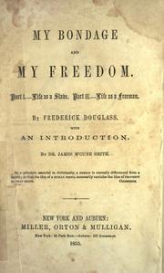 Cover of: My bondage and my freedom by Frederick Douglass