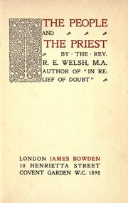 Cover of: The people and the priest