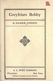 Cover of: Greyfriars Bobby by Eleanor Atkinson