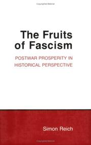 Cover of: The fruits of fascism by Simon Reich
