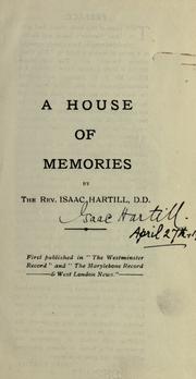 Cover of: A house of memories