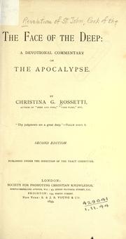 Cover of: The face of the deep by Christina Georgina Rosetti