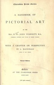 Cover of: Handbook of pictorial art