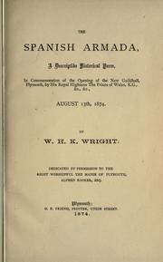 Cover of: The Spanish Armada: a descriptive historical poem ... August 13th, 1874