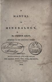 Cover of: A manual of mineralogy. by Arthur Aikin