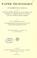 Cover of: Paper technology