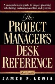 Cover of: The Project Manager's Desk Reference