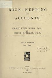 Book-keeping and accounts by Ernest Evan Spicer