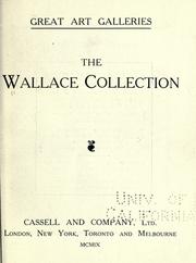 Cover of: The Wallace collection. by Wallace Collection (London, England)