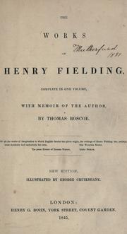 Cover of: Works. by Henry Fielding