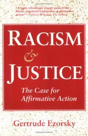 Cover of: Racism and justice by Gertrude Ezorsky