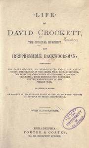 Cover of: Life of David Crockett by Davy Crockett