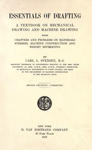 Cover of: Essentials of drafting by Carl L. Svensen