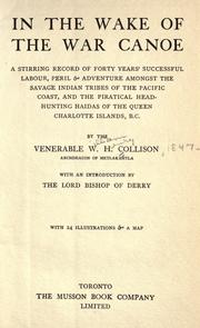 Cover of: In the wake of the war canoe by Collison, W. H., Collison, W. H.