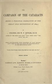 Cover of: The campaign of the cataracts: being a personal narrative of the great Nile expedition of 1884-5