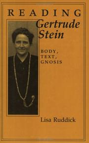 Cover of: Reading Gertrude Stein by Lisa Cole Ruddick