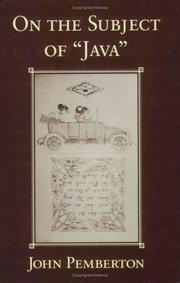 Cover of: On the subject of "Java" by Pemberton, John