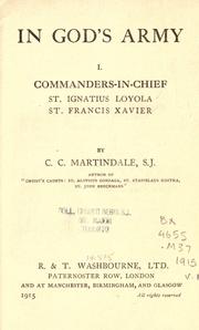 Cover of: In God's army by C. C. Martindale