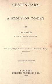 Cover of: Sevenoaks by Josiah Gilbert Holland